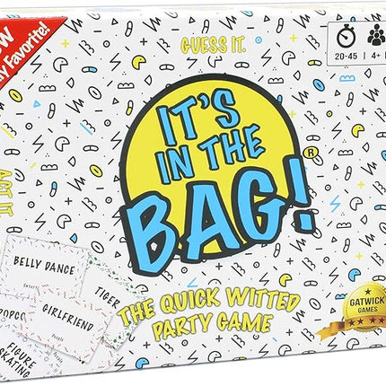 It’s in The Bag - Ultimate Family Game for Game Night, 3 Rounds of Wild Easy Fun! Best Board and Party Games for Adults, Groups, and Kids