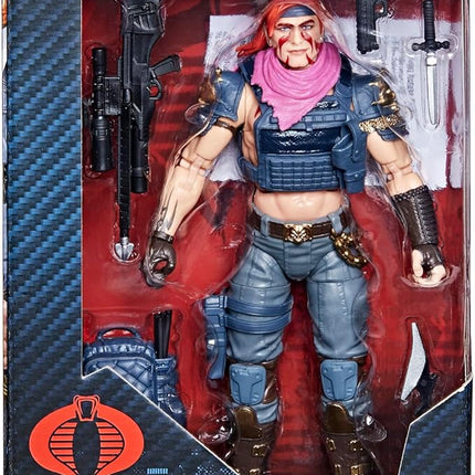G.I. Joe Classified Series #146, Dreadnok Zandar, Collectible 6 Inch Action Figure with 5 Accessories