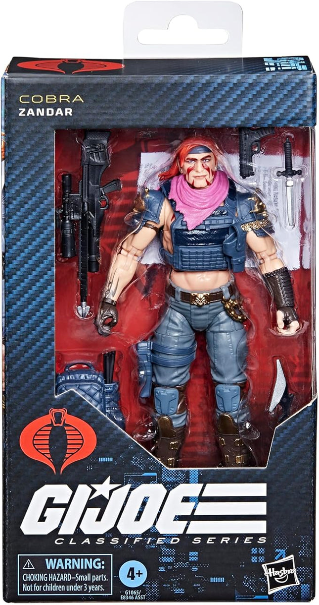 G.I. Joe Classified Series #146, Dreadnok Zandar, Collectible 6 Inch Action Figure with 5 Accessories
