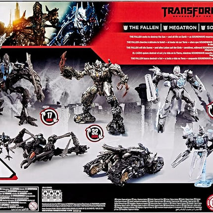 Transformers Studio Series Revenge of The Fallen, Converting Action Figure 3-Pack, Robot Toys, Ages 8+ (Amazon Exclusive)