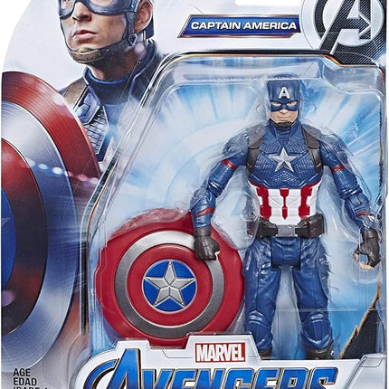Avengers Marvel Captain America 6"-Scale Marvel Super Hero Action Figure Toy