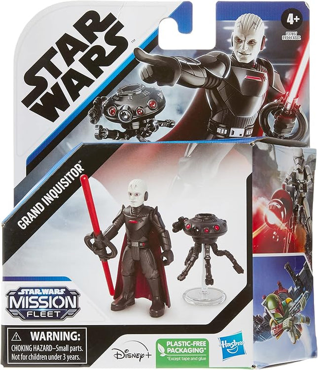STAR WARS Mission Fleet Gear Class Duel in The Darkness, 2.5-Inch-Scale Grand Inquisitor Action Figure, Toy for Kids Ages 4 and Up