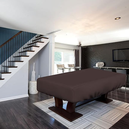 Covers & All Air Hockey Table Covers, Made of 12 Oz Waterproof & UV-Resistant Cover Max Fabric, Suitable for Indoors/Outdoors (88" W x 44" D x 15" H, Coffee)