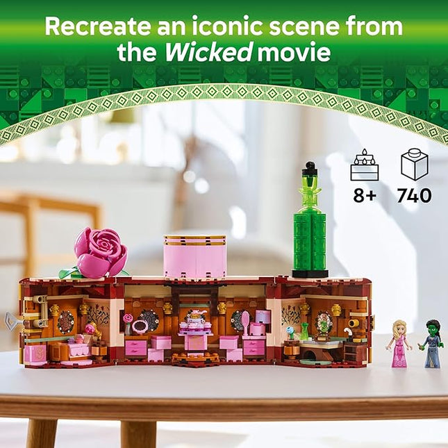 LEGO Wicked Glinda & Elphaba's Dormitory Building Toys - Wicked Toys for Girls & Boys, Age 8+ - Birthday Gift Idea - Buildable Doll House for Kids - 75683