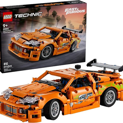 LEGO Technic Fast and Furious Toyota Supra MK4 Building Kit- Toy Car for Kids, Boys, and Girls, Ages 9+ - Creative Gift for Fast and Furious Car Fans - Realistic Engineering Details - 42204