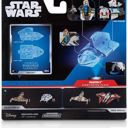 STAR WARS Micro Galaxy Squadron Phantom II - 5-Inch Vehicle with Two 1-Inch Micro Figure Accessories