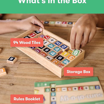 SimplyFun Sumology Math Game - One of The Most Fun Math Games for Kids Ages 8-12 - Practice Addition, Subtraction, Multiplication and Division - 2 or More Players or Play in Teams!