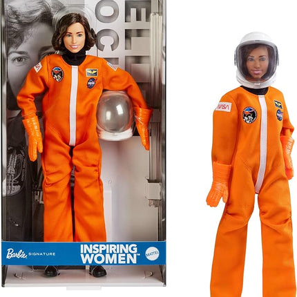 Barbie Signature Inspiring Women Fashion Doll, Ellen Ochoa Collectible in Astronaut Space Suit with Accessories Including Helmet