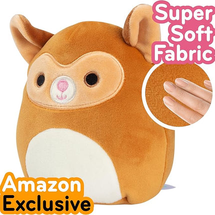 Squishmallows Original 5-Inch Zaine The Lemur - Official Jazwares Plush - Collectible Soft & Squishy Mini Little Stuffed Animal Toy - Gift for Kids, Girls & Boys