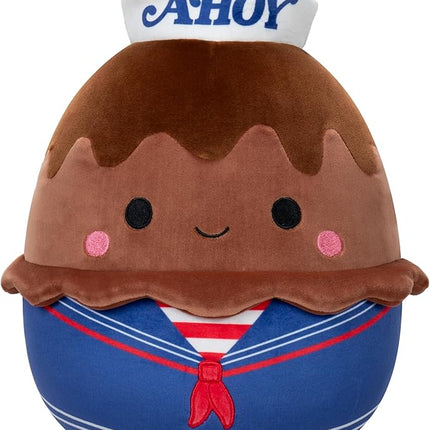 Squishmallows Original “Stranger Things” 10-Inch Chocolate Pudding - Official Jazwares Plush (Medium-Sized)