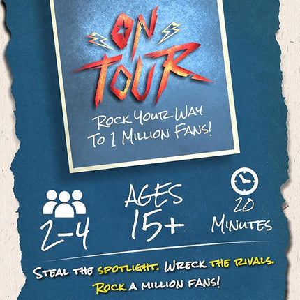 On Tour – Music Themed Card Game for Families, Mille Bornes Style | Teens & Adults | Fun Party Board Game, Travel Game, and Family Game Night Favorite 3-6 Players