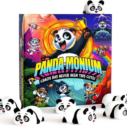 Pandamonium - Chaos Has Never Been This Cute! | The Hilarious Action-Packed Family Party Game for Kids, Teens and Adults | A Scavenger Hunt Card & Board Game for Ages 5+, 3-8 Players