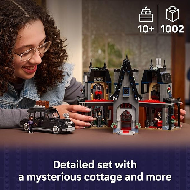 LEGO Wednesday Morticia’s Cottage Building Toy - Pretend Playset with Buildable Car for Kids, Ages 10+ - W/Morticia, Lurch, Bianca, & Wednesday Addams Minidolls - Gift Idea for Girls & Boys - 76786