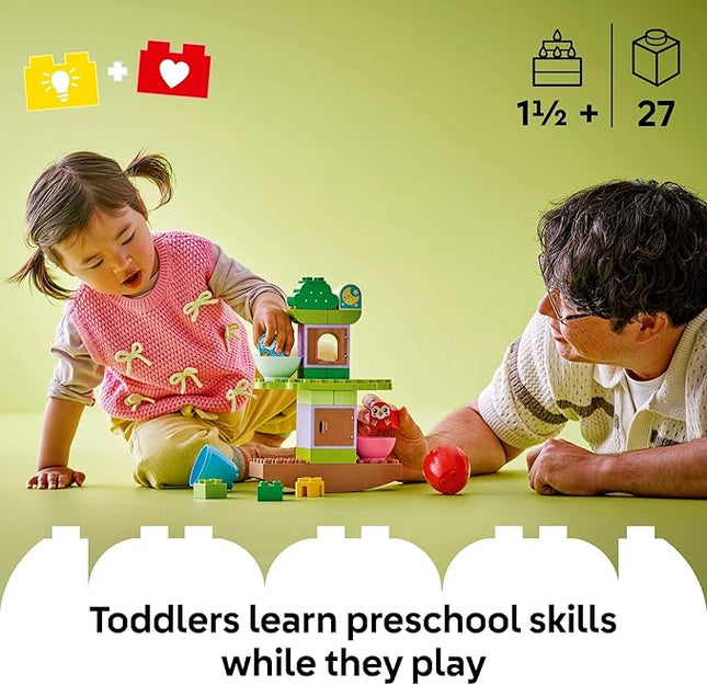 LEGO DUPLO My First Balancing & Stacking Tree Toddler Sensory Building Blocks - Learning & Education Toys for Preschool - Birthday Gifts for 1-3 Year Old Boys & Girls - 10440