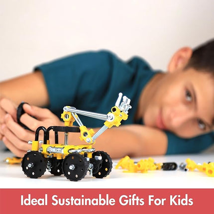 The Off Bits Build Your Own Excavator Toy, 150+ Pcs Vehicle Construction Toys, LoaderBit Educational Stem Building Toys, STEAM Gift for Kids, Engineering Kit for Kids 8 9 10 11 12 Years Old