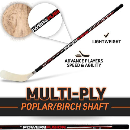 Franklin Sports NHL Kids Street Hockey Sticks - Youth, Junior + Senior Sticks - Right + Left Handed - 40", 48" + 56"