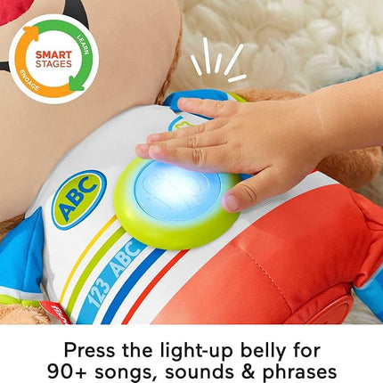 Fisher-Price Laugh & Learn Toddler Learning Toy So Big Puppy Musical Plush with Smart Stages Content for Ages 18+ Months