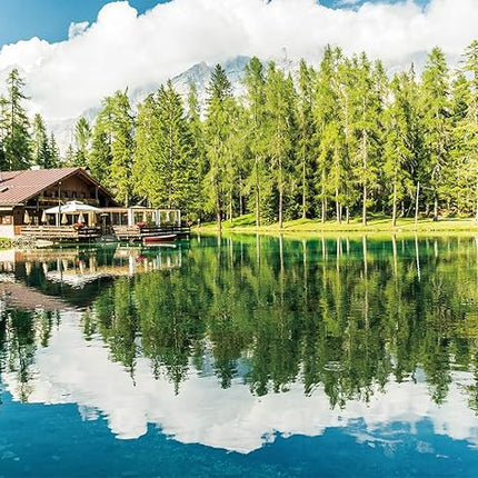 CHAMBERART 500 Piece Premium Jigsaw Puzzle Dolomite Lake of Carezza A-5150