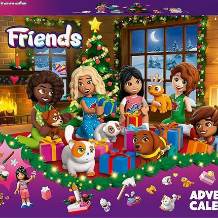Lego 42668 Friends Advent Calendar 2025 Toy Birthday Present Blocks Educational Girls Boys Children 6 7 8 9 Years Old Vehicles Cars Disney Merchandise Christmas