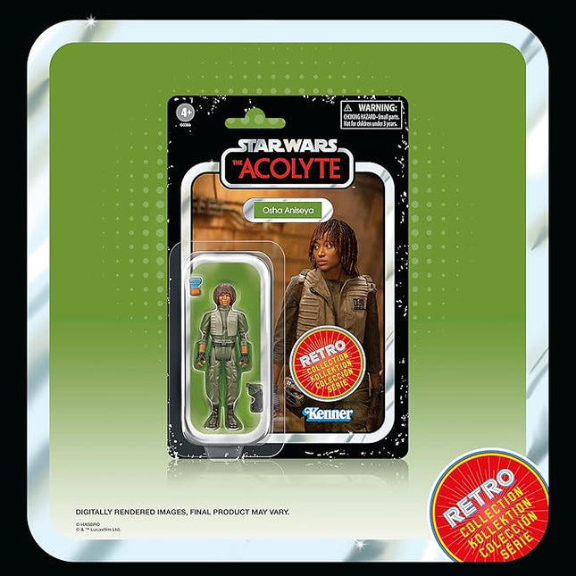 STAR WARS Retro Collection The Acolyte Multipack, 3.75 Inch Collectible Action Figure 6-Pack