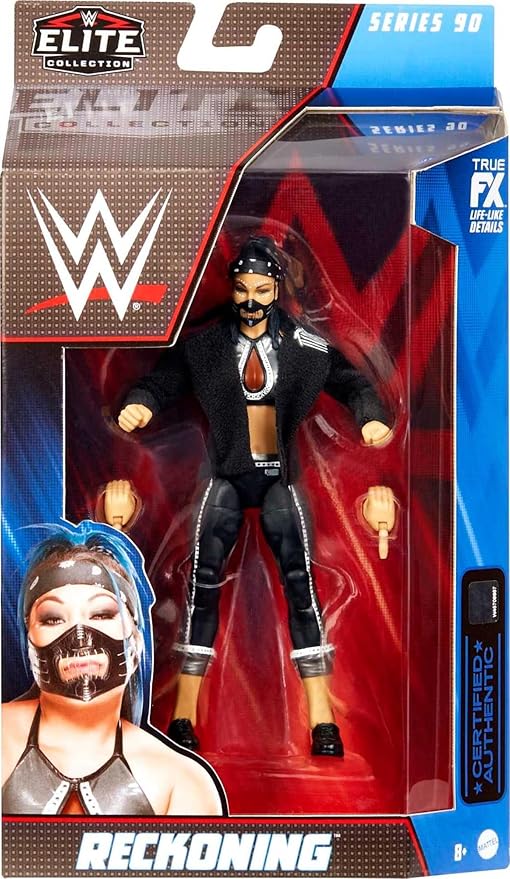 Mattel WWE Elite Collection Action Figure & Accessories, Series #90 Reckoning 6-inch Collectible with 25 Articulation Points & Swappable Hands