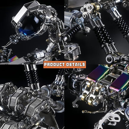 Adult 3D Metal Puzzle Giant Scorpion Model Kit 3D Metal Puzzle Mechanical Scorpion Block Difficulty DIY Assembly Kit - Men's High end Gift 1467pcs (Crusher - Scorpion)
