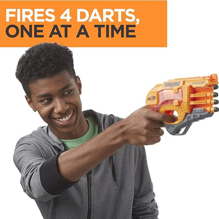 NERF Persuader Doomlands Toy Blaster With Hammer Action And 4 Official Nerf Doomlands Darts For Kids, Teens, And Adults