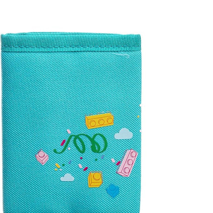 LEGO Trifold Wallet, Kids Unisex Wallet for Boys and Girls, with Clear ID Window, Card and Cash Pockets and Secure Hook and Loop Closure, Hotdog Guy