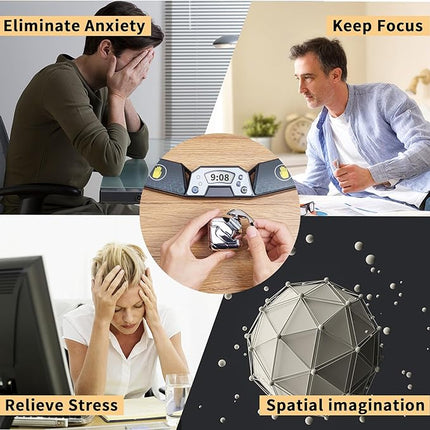 Metal-Puzzles 3D-Brain-Teaser Toys: Cool-Gadgets-Stuff Box Puzzles-Toy for Kid Children Teen Adult, ADHD Tools Stress Relief Gift for Office Home School Christmas Women Men Square-Cube