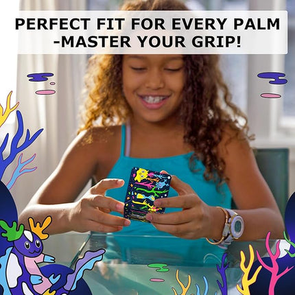 SHASHIBO Shape Shifting Box - Award-Winning Fidget Toy w/ 36 Rare Earth Magnets - Fidget Cube Transforms Into Over 70 Shapes, Sensory Toy Gift for Kids, Teens, and Adults (Glowquarium)