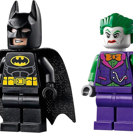LEGO Super Heroes DC Batman Minifigure Combo - Batman with Batcape and Bat-a-rang & Joker in Orange Bow tie with Crowbar