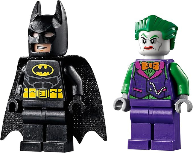 LEGO Super Heroes DC Batman Minifigure Combo - Batman with Batcape and Bat-a-rang & Joker in Orange Bow tie with Crowbar