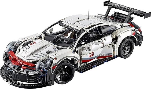 LEGO Technic Porsche 911 RSR Race Car Model Building Kit 42096, Advanced Replica, Exclusive Collectible Set, Gift for Kids, Boys & Girls