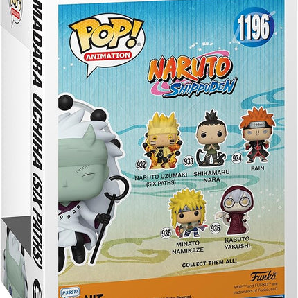 Funko Pop! Animation: Naruto Shippuden - Madara Uchiha, Six Paths Special Edition Multicolor Exclusive Figure #1195