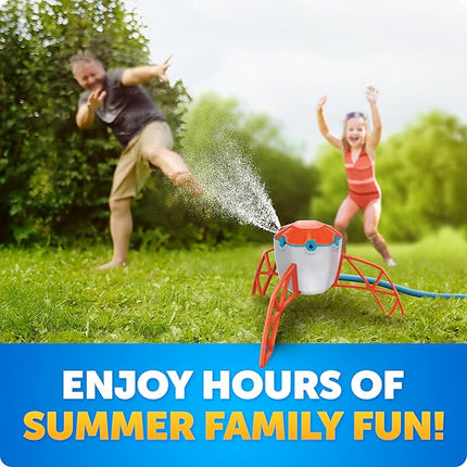 Blue Marble Stomp 'N Spray Outdoor Sprinkler Game - Stomp & Splash Your Friends, Connects to Garden Hose, Kids Outdoor Water Fun, Kids Water Sprinklers, Water Sprayer, Sprinklers for Child