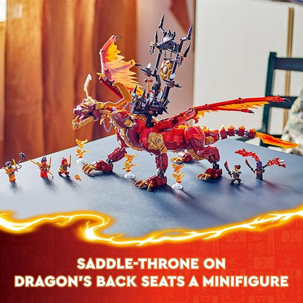 LEGO NINJAGO Source Dragon of Motion Adventure Toy for Kids, Ninja Playset for Independent Play with 6 Minifigures, Birthday Gift for Boys and Girls Ages 12 and Up, 71822