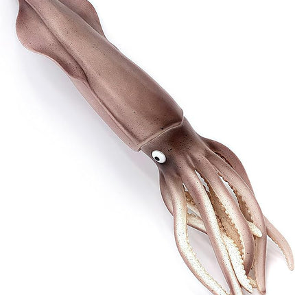 Gemini&Genius Sea Animal Squid Action Figure Toy for Kids, Soft Rubber Realistic Ocean Squid Educational and Role Play Toys for Kids and Collectors, Great Swimming and Bath Figure Toys