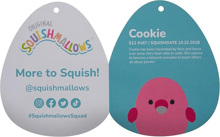 Squishmallows Original 12-Inch Cookie Pink Flamingo - Official Jazwares Plush