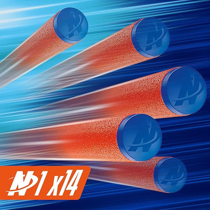 Nerf Loadout Shadowspeed Recon Blaster, 14-Dart Storage Attachment Accessory, 6-Dart Revolving Cylinder, 14 Nerf N1 Darts, Kids Toys & Gifts, Ages 8+