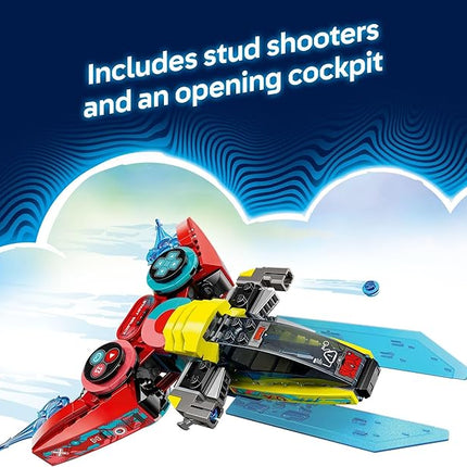 LEGO DREAMZzz Cooper's Gaming Controller Jet Toy - Building Toy Set for Kids, Boys and Girls, Ages 7+ - with 2 Build Options and 1 Minifigure - Gift Idea for Birthdays - 71489