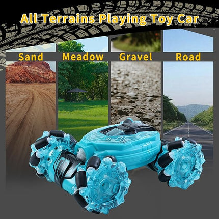 GRANTLEY Remote Control Car, Gesture Sensing RC Stunt Car, 4 WD Off-Road Race Car, 2.4Ghz Hand Controlled Remote Control Drift Cars for 4-6 8-12 Boys Girls Kids