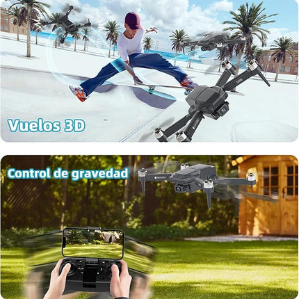 S508 Mini Drone with Camera 90°adjust, Remote Control Helicopter for Beginners, FPV RC Quadcopter with 720P Live Video Camera, Foldable Drone with Upgrade Altitude Hold, Gravity Control, Carry Case