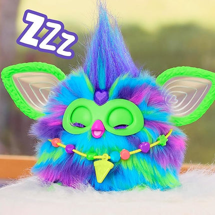 Furby Galaxy Edition, Glow in The Dark, 15 Fashion Accessories, Interactive Plush Toys for 6 Year Old Girls & Boys & Up, Voice Activated Animatronic (Amazon Exclusive)
