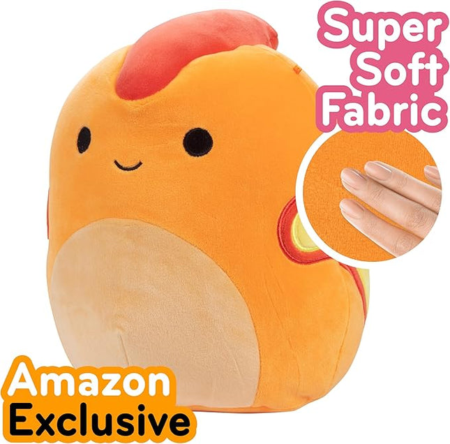 Squishmallows 10-Inch Nichelle The Orange Snake – Soft Plush Snake Stuffed Animal Toy – Official Kellytoy Collectible – Cuddly Reptile Plushie for Kids, Teens & Collectors – Birthday