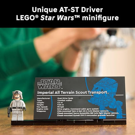 LEGO Star Wars at-ST Walker Building Set - Adult Building Blocks for Fans, Ages 18+ - Imperial Forces Collectible Model Kit - Star Wars Gift Idea for Men & Women - 75417