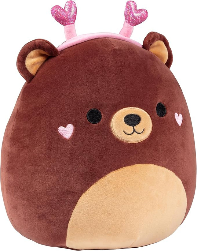 Squishmallows 10" Omar The Bear Plush - Official Jazwares - Soft, Huggable, Collectible Stuffed Animal for Boys, Girls, Kids & Adults - Cute Teddy Bear Toy for Sleep, Cuddles, Gifts & Collecting