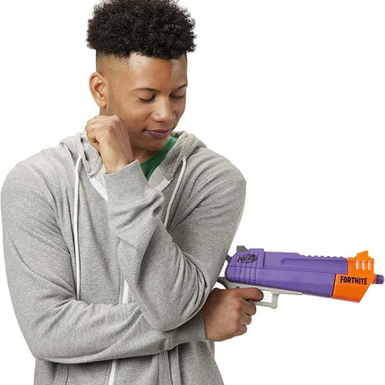 Nerf Fortnite HC-E Mega Dart Blaster - Includes 3 Official Mega Fortnite Darts - for Youth, Teens, Adults