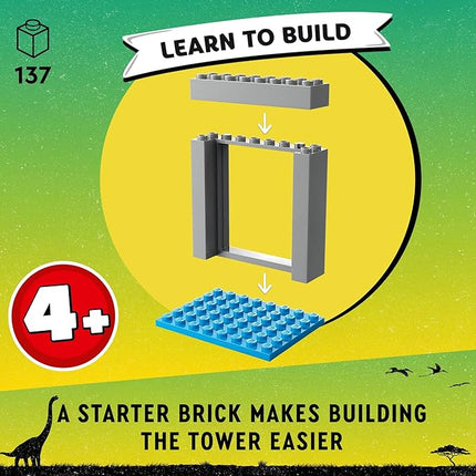 LEGO Jurassic Park Velociraptor Escape 76957 Learn to Build Dinosaur Toy for Boys and Girls; Gift for Kids Aged 4 and Up Featuring a Buildable Dinosaur Pen, Off-Roader Vehicle and 2 Minifigures