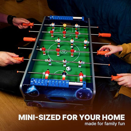4 in 1 Mini Game Table 28"– Multi Game Table for Adults and for All Family Mini Air Hockey Table, Mini Ping Pong Table, Foosball Table, Pool Table - Tabletop Game