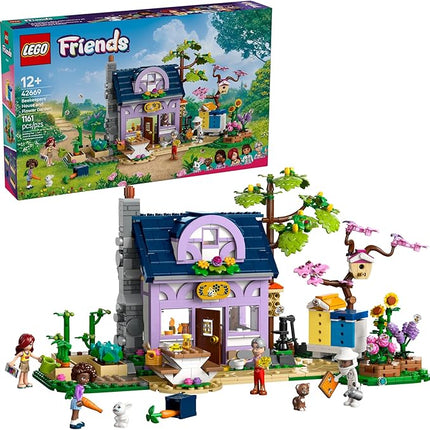 LEGO Friends Beekeepers' House and Flower Garden Toy Building Set - Pretend Play Set for Kids, Girls and Boys, Ages 12+ - Gift Idea for Birthday - with 4 Minidolls and 2 Animal Toys - 42669